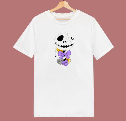 Jack Skellington Lollipop Meant To Be Type 1 Large Print 80s T Shirt