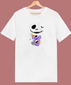 Jack Skellington Lollipop Meant To Be Type 1 Large Print 80s T Shirt