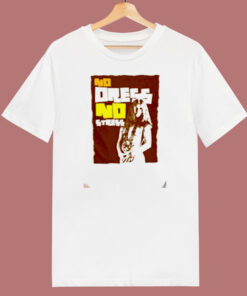 Janis Joplin No Dress No Stress 80s T Shirt