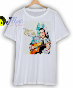 Jazz T Shirt Retro Guitar Great Django Graphic