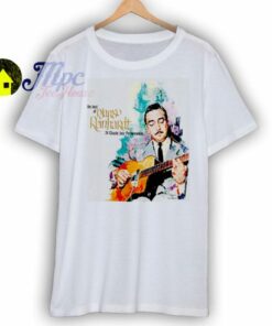 Jazz T Shirt Retro Guitar Great Django Graphic