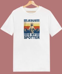 Jesus Is My Spotter Vintage 80s T Shirt Style 1 Jesus Is My Spotter Vintage 80s T Shirt Style 2