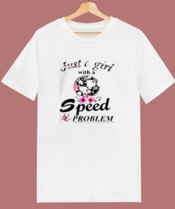 Just A Girl With A Bmw Speed Problem 80s T Shirt