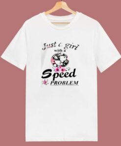 Just A Girl With A Bmw Speed Problem 80s T Shirt