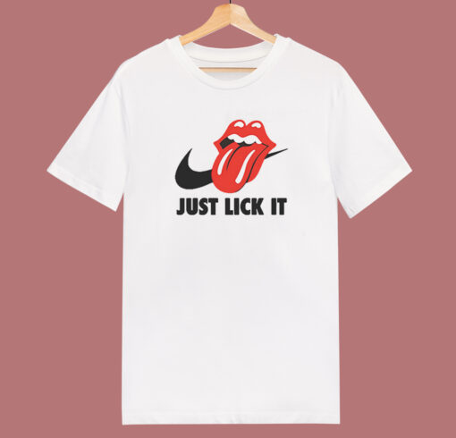 Just Lick it Parody T Shirt Style
