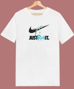 Just Rick It Rick And Morty 80s T Shirt Style