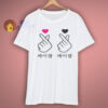 K Pop Fingers Heart SVG File Shirt
