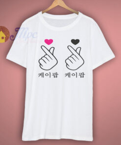 K Pop Fingers Heart SVG File Shirt 1