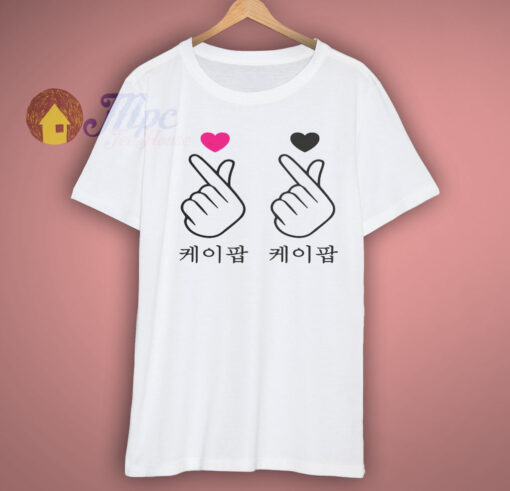K Pop Fingers Heart SVG File Shirt