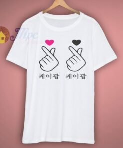 K Pop Fingers Heart SVG File Shirt 3