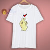 K Pop Heart Finger Funny T-Shirt