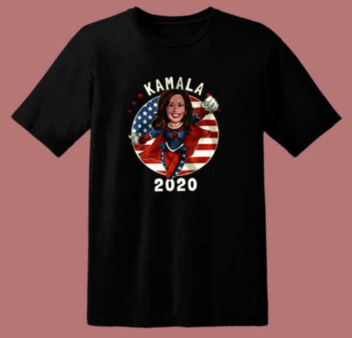 Kamala Harris Superhero President 80s T Shirt