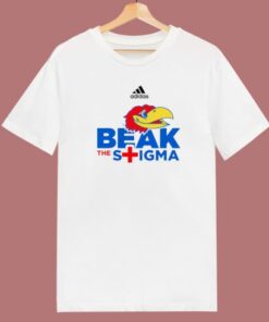 Kansas Jayhawks Beak The Stigma T Shirt Style 1 Kansas Jayhawks Beak The Stigma T Shirt Style 2