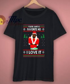 Kanye West You're Santas Favorite T-Shirt 1 Kanye West Youre Santas Favorite T Shirt 3