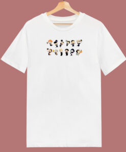 Karasuno Member 80s T Shirt 1