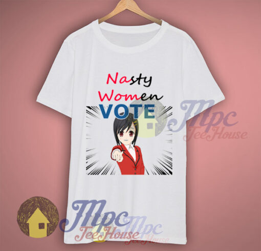 Katy Perry Vote Hillary Clinton in Nasty Woman T Shirt