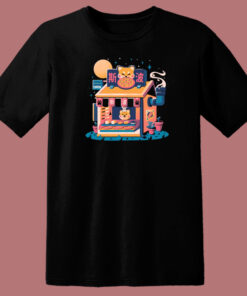 Kawaii Pizza Cute Dog 80s T Shirt Style