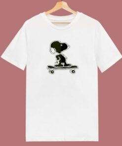 Kaws X Uniqlo X Snoopy Skateboarding 80s T Shirt