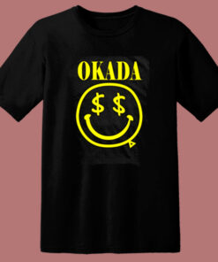 Kazuchika Okada Nirvana Parody 80s T Shirt