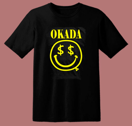 Kazuchika Okada Nirvana Parody 80s T Shirt