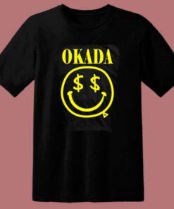 Kazuchika Okada Nirvana Parody 80s T Shirt