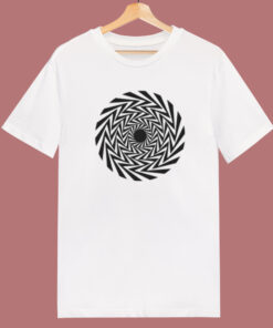 Keith Moon Spiral Optical Illusion T Shirt Style