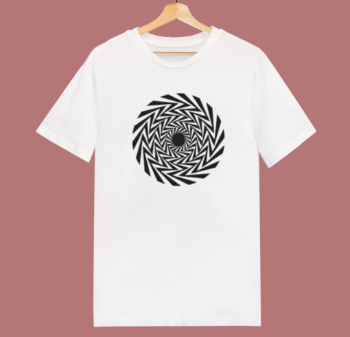 Keith Moon Spiral Optical Illusion T Shirt Style