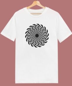 Keith Moon Spiral Optical Illusion T Shirt Style