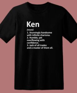 Ken Definition Funny Barbie T Shirt Style