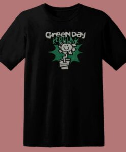 Kerplunk Green Day Flower 80s T Shirt Style