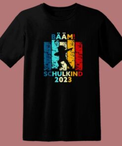 Kinder Baam Schulkind 2023 T Shirt Style