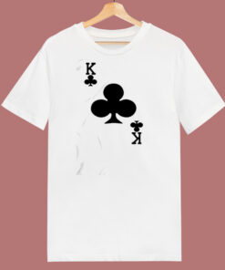 King Of Clubs Card 80s T Shirt