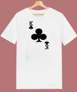 King Of Clubs Card 80s T Shirt