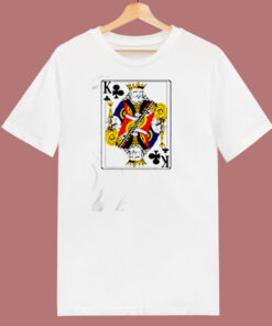 King Of Clubs Playing Card 80s T Shirt