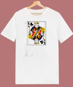 King Of Clubs Playing Card 80s T Shirt