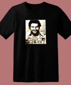 King Size Pablo Escobar Mugshot 80s T Shirt 1