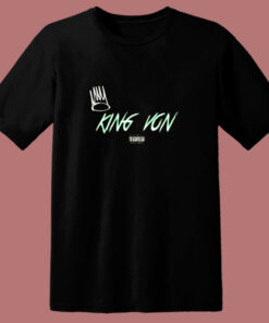 King Von Parental Advisory Explicit Content 80s T Shirt