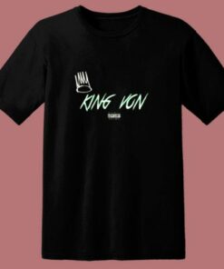 King Von Parental Advisory Explicit Content 80s T Shirt