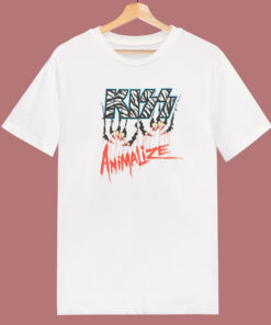 Kiss Animalize Tour T Shirt Style