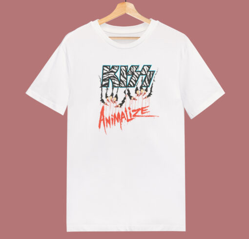 Kiss Animalize Tour T Shirt Style