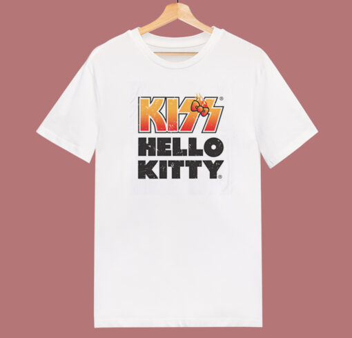 Kiss Hello Kitty Collaboration T Shirt Style