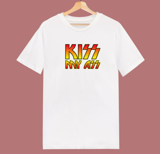 Kiss My Ass Parody T Shirt Style