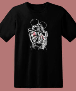 Kissing Skeleton Tarot 80s T Shirt