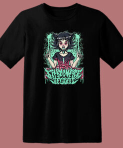 Kitty On Fire Records T Shirt Style