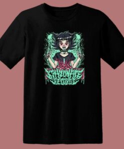 Kitty On Fire Records T Shirt Style