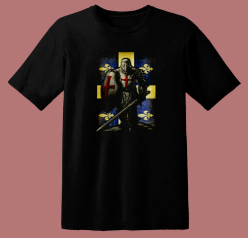 Knights Templar 80s T Shirt