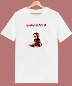 Kodak Black Lil Big Pac White 80s T Shirt