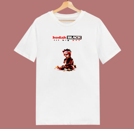 Kodak Black Lil Big Pac White 80s T Shirt