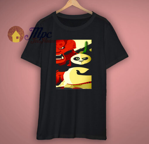 Kungfu Panda Illustration Custom T Shirt