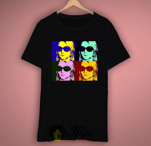 Kurt Cobain Potraits Pop Art Grunge T-Shirt